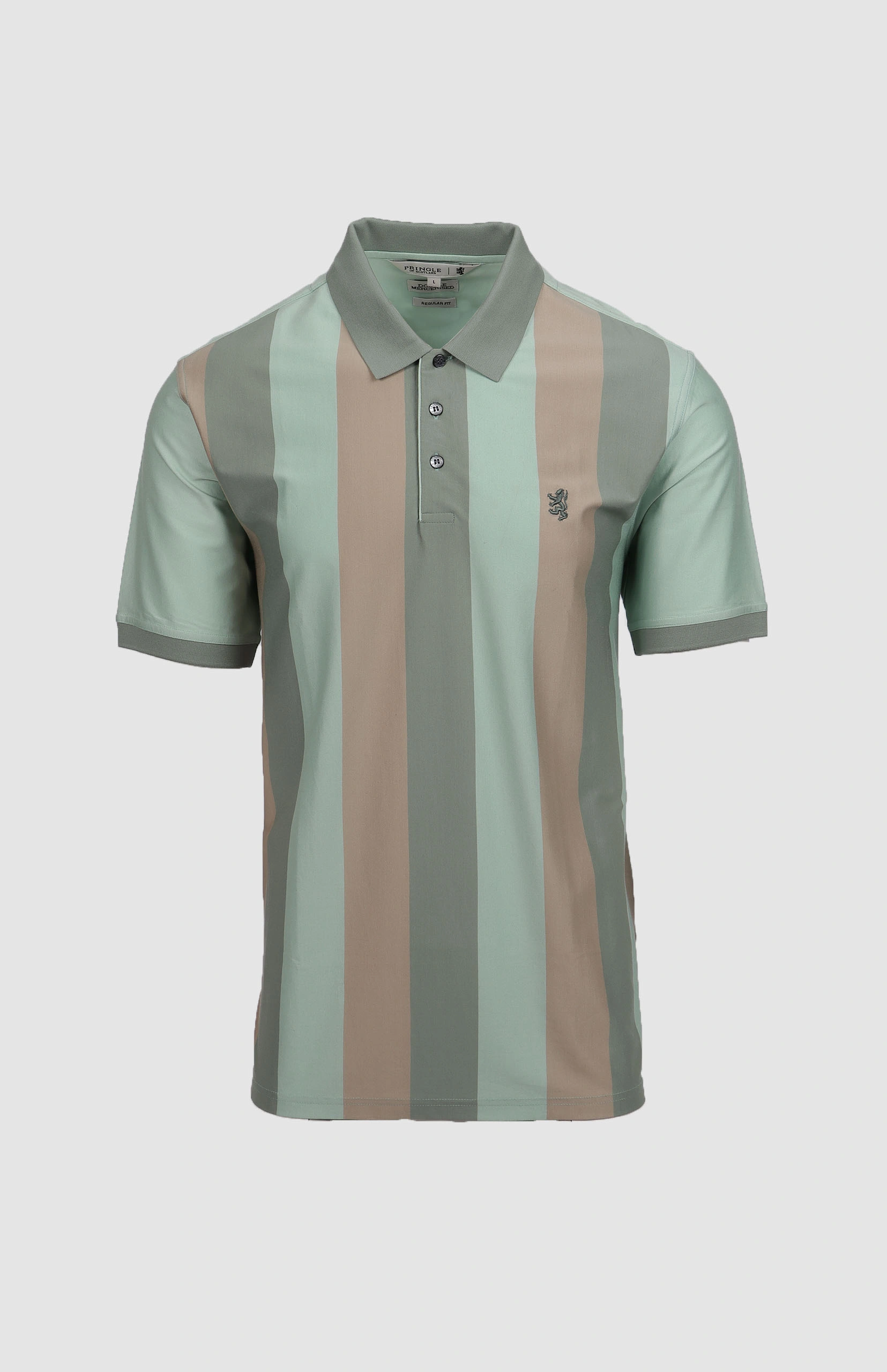 Pringle Robert Striped Mercerised Golfer